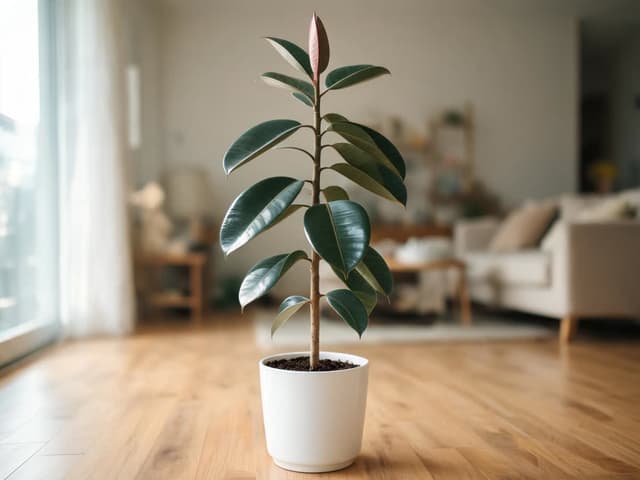 Kuidas hooldada kummiviigipuud (Ficus elastica): valgus, kastmine ja lõikamine
