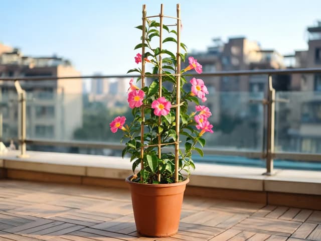 Dipladenia Pflege: Licht, Gießen, Schnitt und Kälteschutz (Mandevilla)