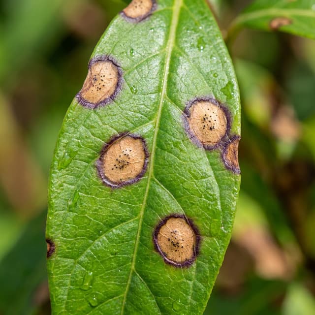 Mancha foliar (Phyllosticta)