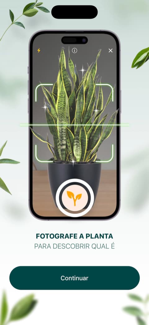 Plantum app-skærm