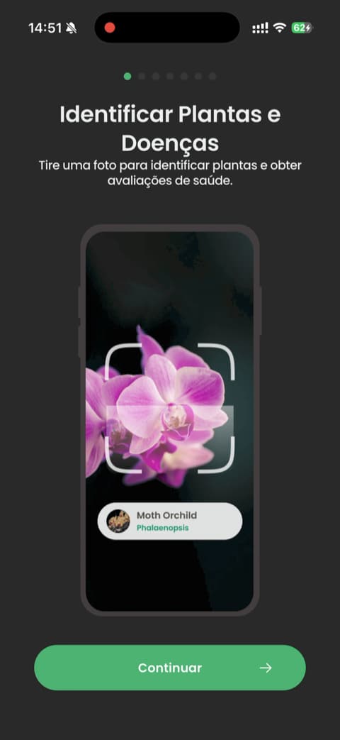Plantiary App-Bildschirm
