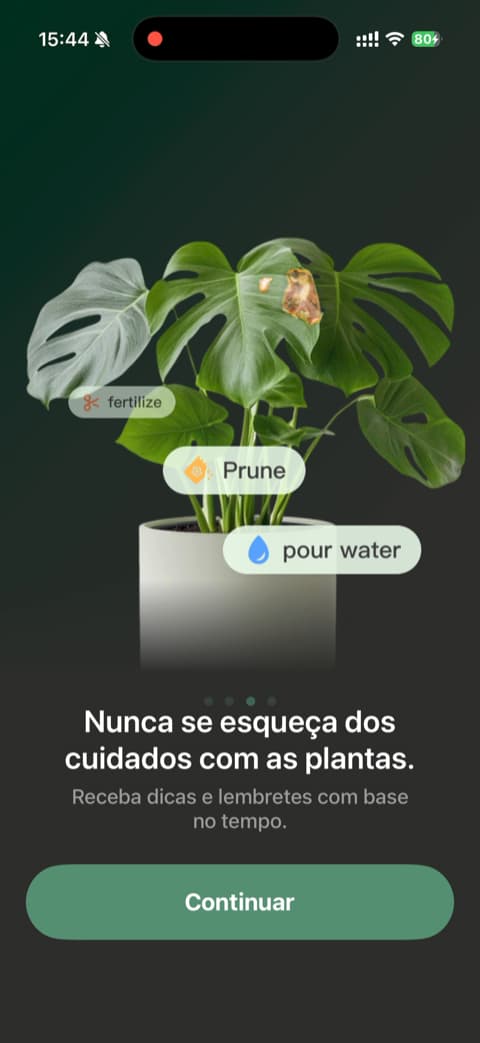 Bildschirm der VerdeFinder App